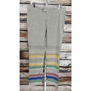 Striped Multicolor Women's Pants